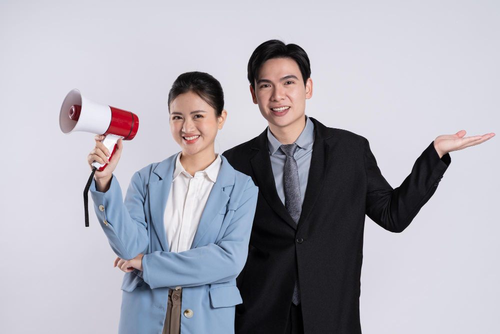 A press release event (illustration)